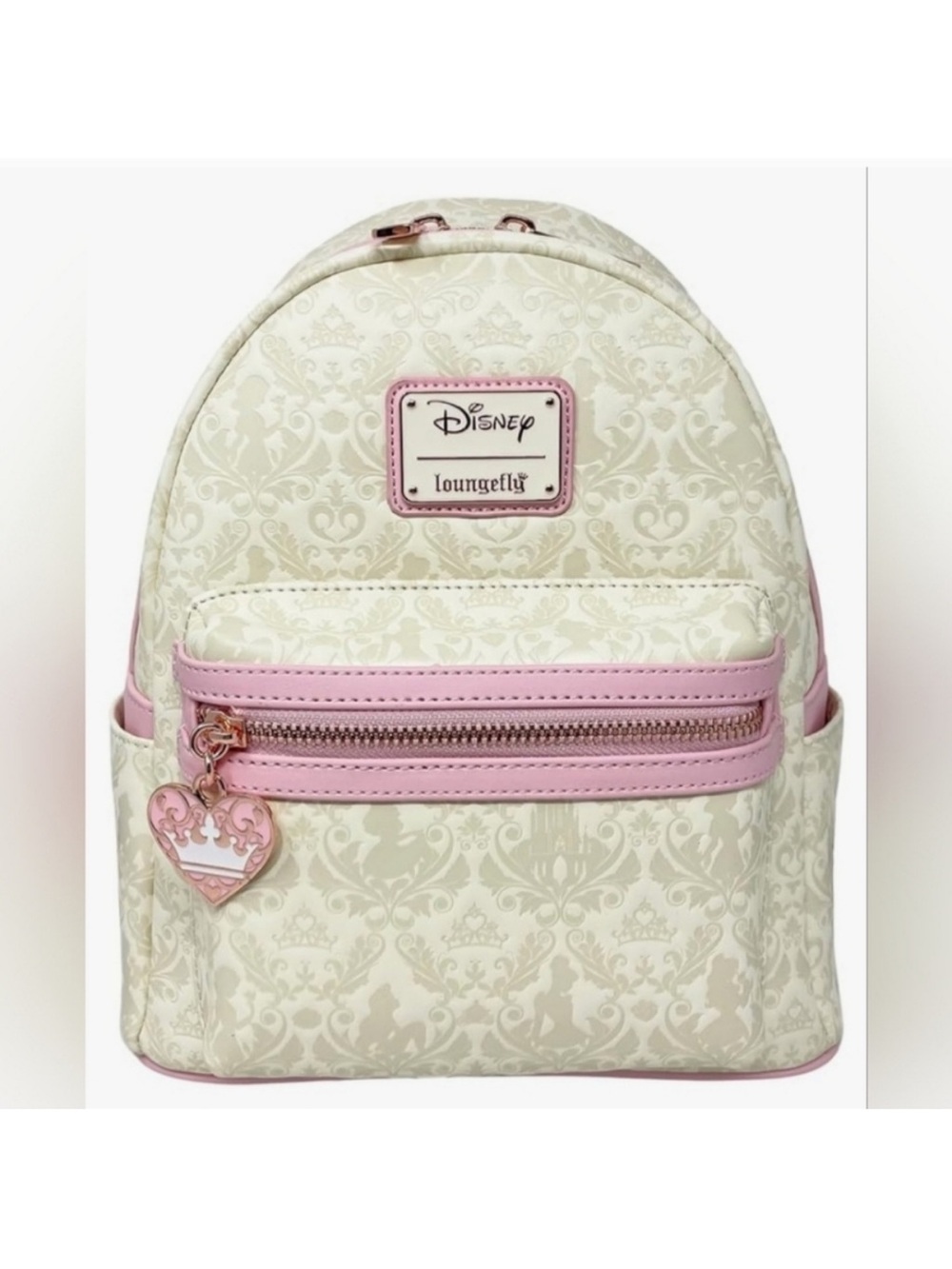 Loungefly Damask Princess Charm Mini Backpack